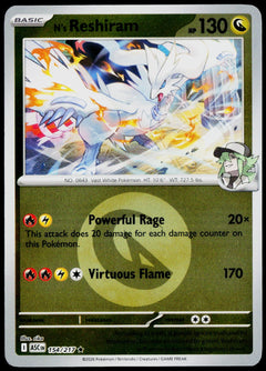 N's Reshiram 154/217 Energy Symbol Reverse Holo EN - original scanned front