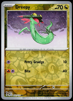 Dreepy 158/217 Energy Symbol Reverse Holo EN - original scanned front