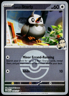Larry's Starly 168/217 Energy Symbol Reverse Holo EN - original scanned front