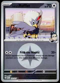 Larry's Rufflet 173/217 Energy Symbol Reverse Holo EN - original scanned front