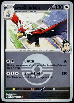 Larry's Braviary 174/217 Poké Ball Reverse Holo EN - original scanned front