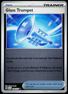 Glass Trumpet 189/217  Reverse Holo EN - original scanned front