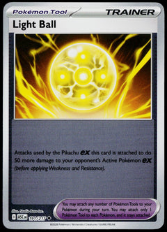 Light Ball 191/217  Reverse Holo EN - original scanned front