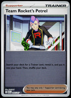 Team Rocket's Petrel 207/217  Reverse Holo EN - original scanned front
