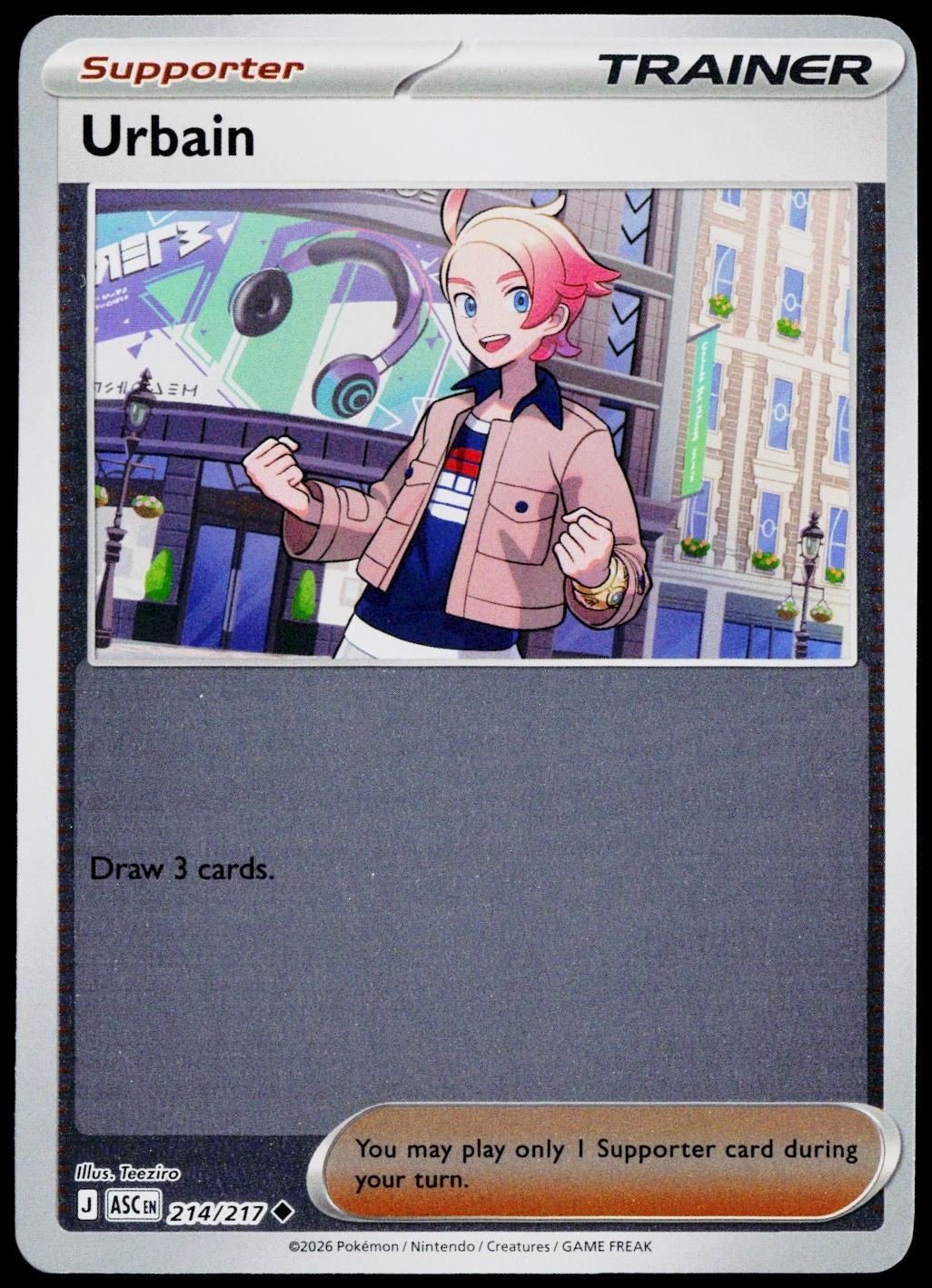 Urbain 214/217  Reverse Holo EN - original scanned front