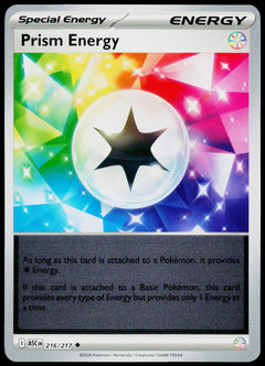 Prism Energy 216/217  Reverse Holo EN - original scanned front