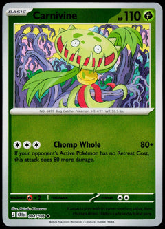 Carnivine 004/086  Reverse Holo EN - original scanned front