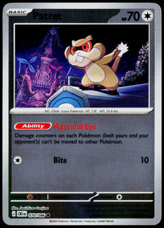 Patrat 070/086  Reverse Holo EN - original scanned front