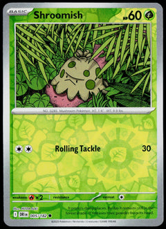 Shroomish 005/182  Reverse Holo EN - original scanned front