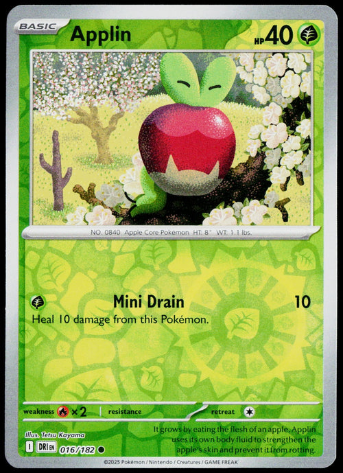 Applin 016/182  Reverse Holo EN - original scanned front