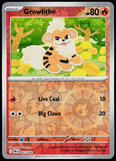 Growlithe 027/182  Reverse Holo EN - original scanned front