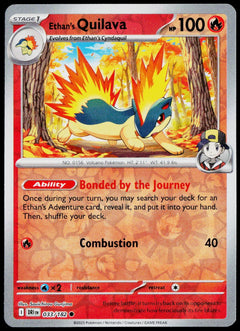 Ethan's Quilava 033/182  Reverse Holo EN - original scanned front