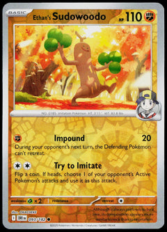 Ethan's Sudowoodo 093/182  Reverse Holo EN - original scanned front