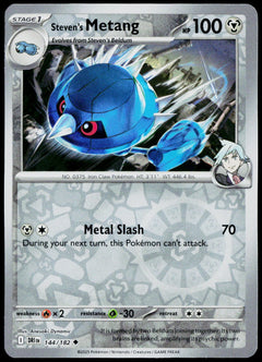 Steven's Metang 144/182  Reverse Holo EN - original scanned front