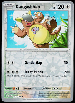 Kangaskhan 151/182  Reverse Holo EN - original scanned front