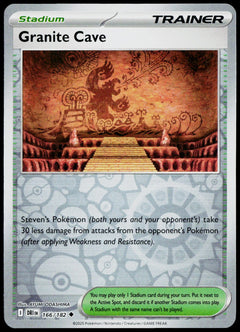 Granite Cave 166/182  Reverse Holo EN - original scanned front