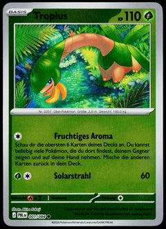 Tropius 001/084  Reverse Holo DE - original scanned front