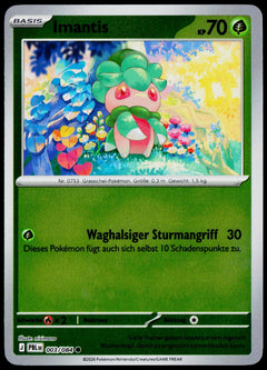 Fomantis 003/084  Reverse Holo DE - original scanned front