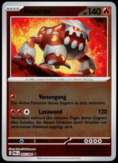Heatran 007/084  Reverse Holo DE - original scanned front