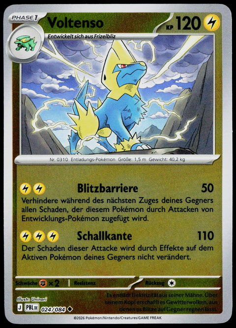Manectric 024/084  Reverse Holo DE - original scanned front
