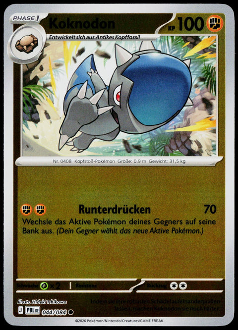 Cranidos 044/084  Reverse Holo DE - original scanned front