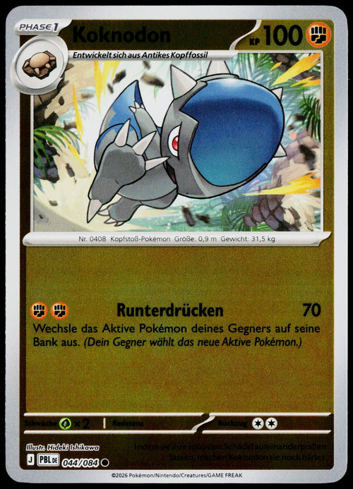 Cranidos 044/084  Reverse Holo DE - original scanned front