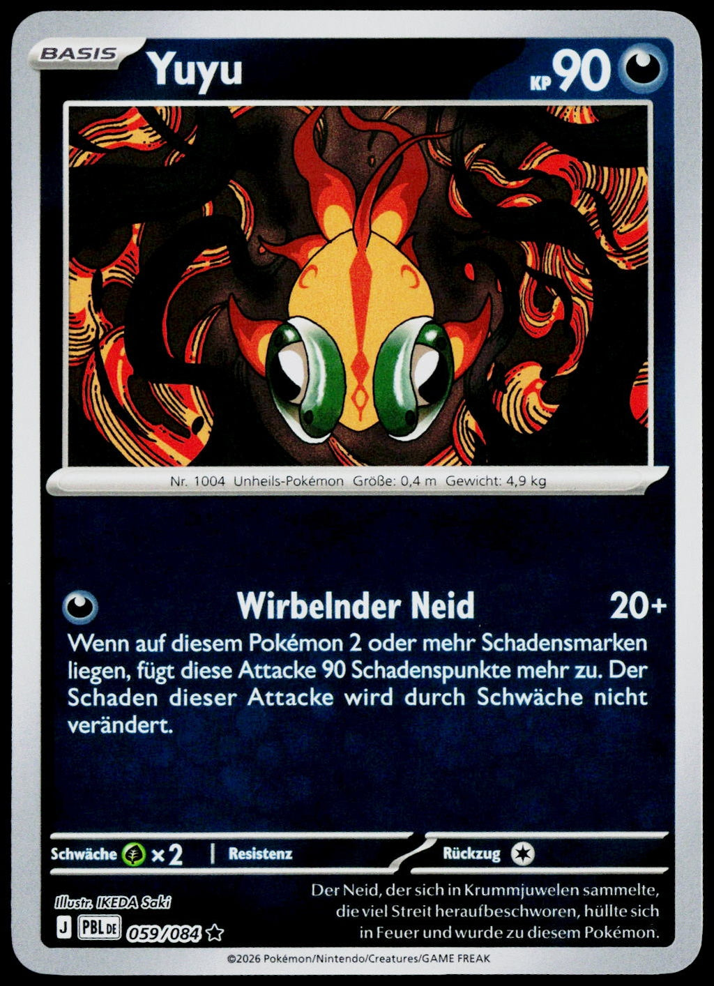 Chi-Yu 059/084  Reverse Holo DE - original scanned front