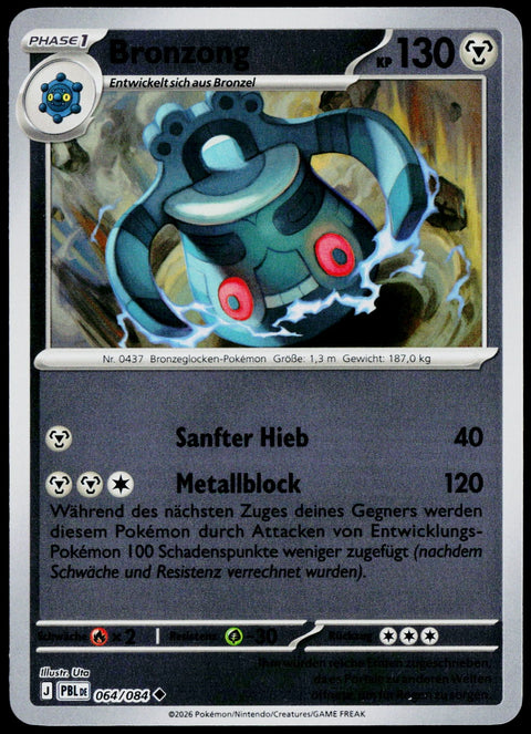 Bronzong 064/084  Reverse Holo DE - original scanned front