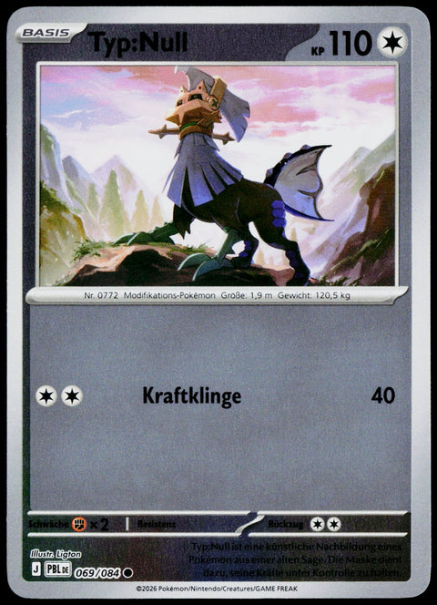 Type: Null 069/084  Reverse Holo DE - original scanned front