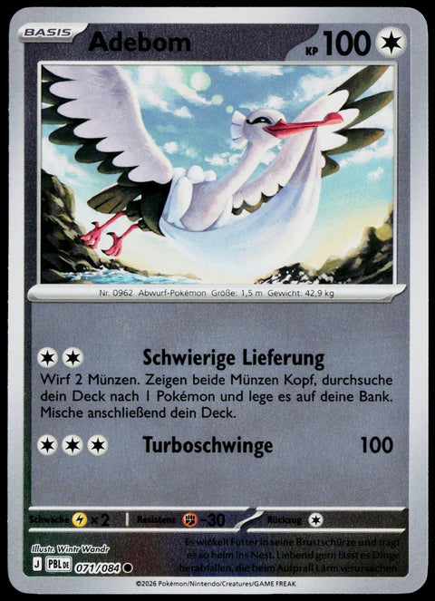 Bombirdier 071/084  Reverse Holo DE - original scanned front