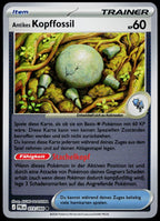 Antique Skull Fossil 073/084  Reverse Holo DE - original scanned front