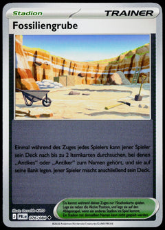 Fossil Quarry 076/084  Reverse Holo DE - original scanned front