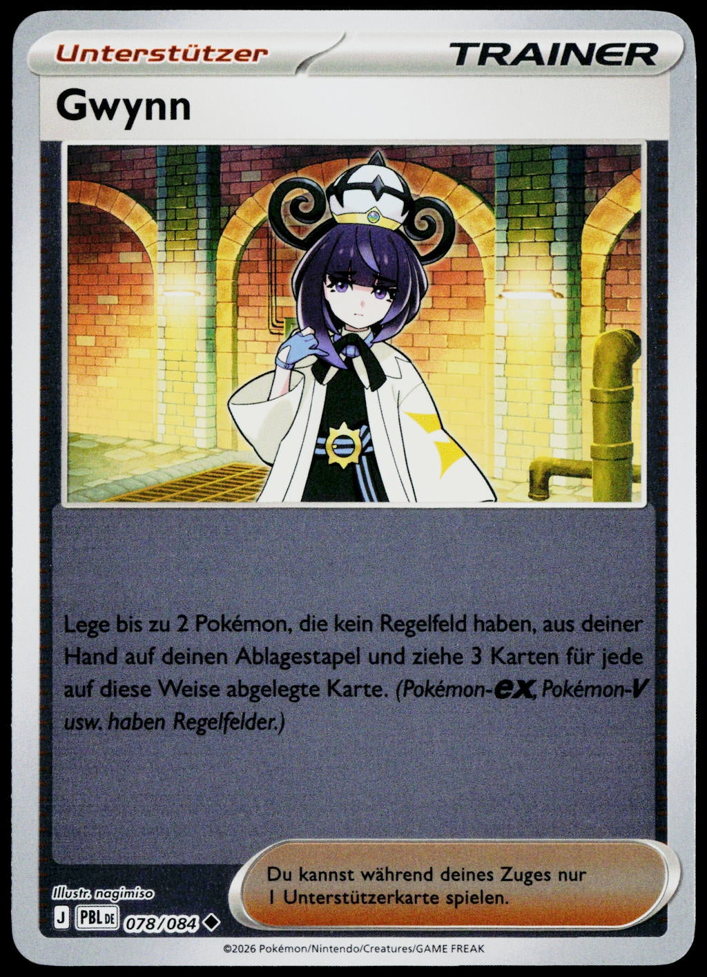 Gwynn 078/084  Reverse Holo DE - original scanned front