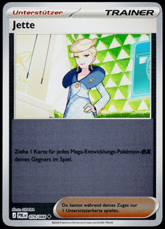 Jett 079/084  Reverse Holo DE - original scanned front