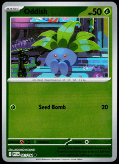 Oddish 001/094  Reverse Holo EN - original scanned front