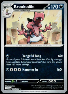 Krookodile 066/094  Reverse Holo EN - original scanned front