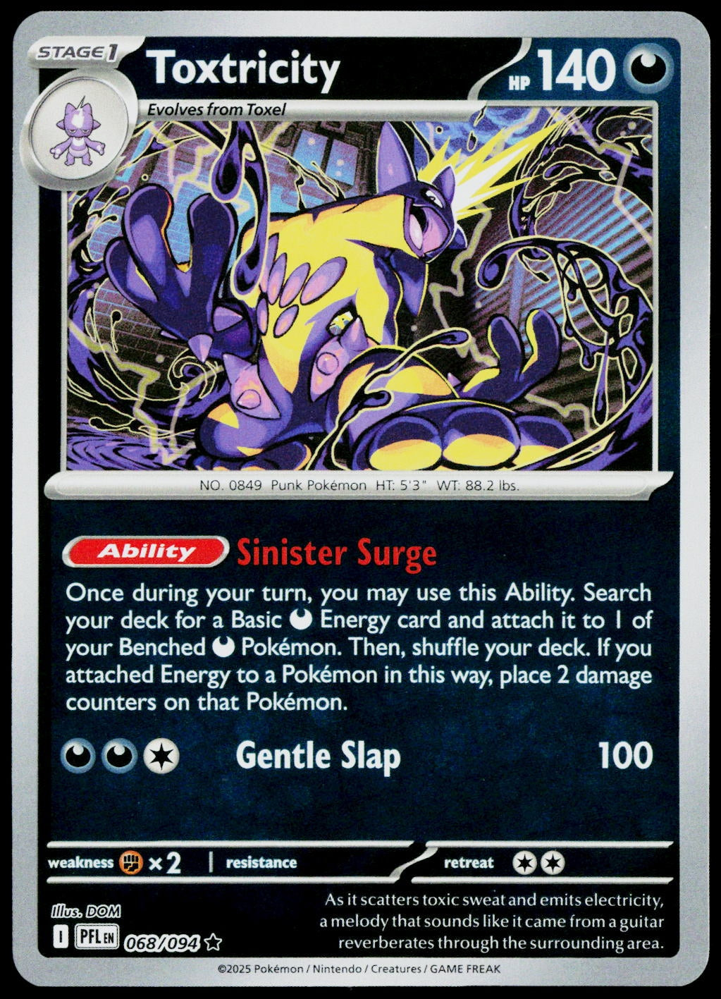 Toxtricity 068/094  Reverse Holo EN - original scanned front