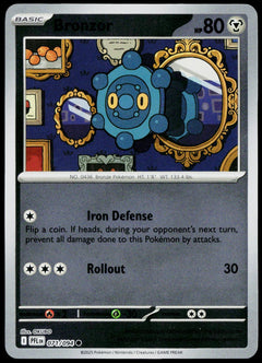 Bronzor 071/094  Reverse Holo EN - original scanned front