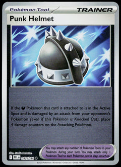 Punk Helmet 092/094  Reverse Holo EN - original scanned front