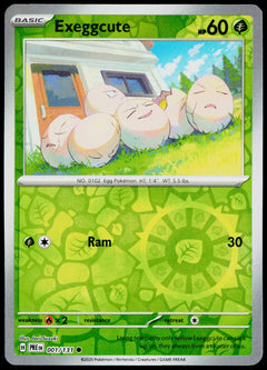 Exeggcute 001/131  Reverse Holo EN - original scanned front