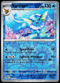 Vaporeon 022/131  Reverse Holo EN - original scanned front