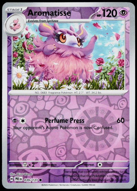 Aromatisse 039/131  Reverse Holo EN - original scanned front
