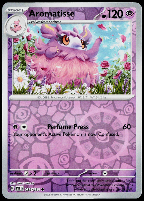 Aromatisse 039/131  Reverse Holo EN - original scanned front
