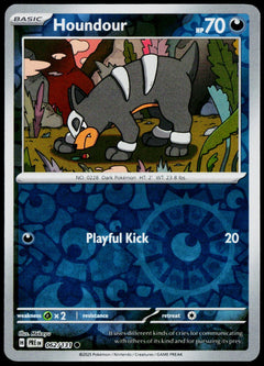 Houndour 062/131  Reverse Holo EN - original scanned front