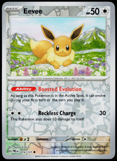 Eevee 074/131  Reverse Holo EN - original scanned front