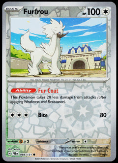 Furfrou 088/131  Reverse Holo EN - original scanned front