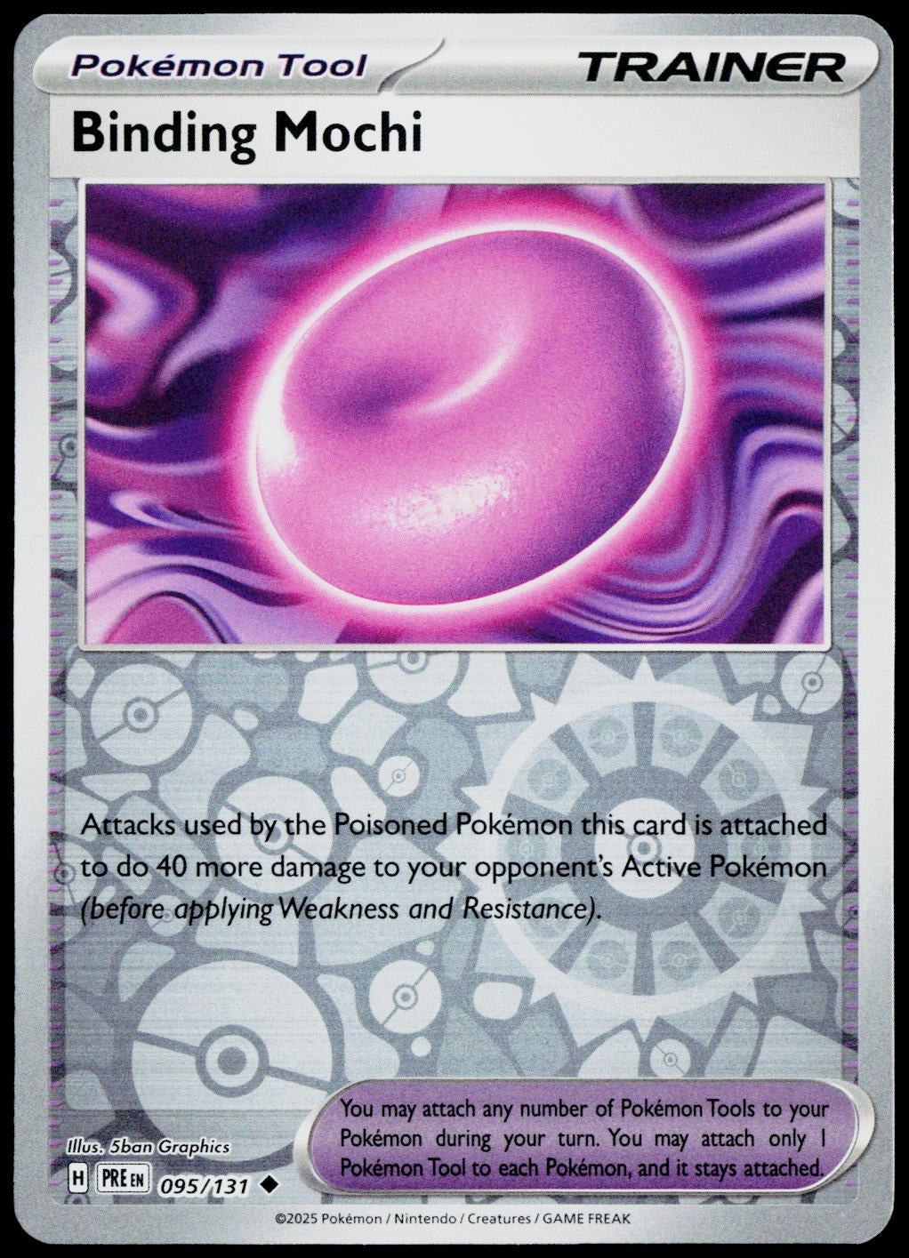 Binding Mochi 095/131  Reverse Holo EN - original scanned front