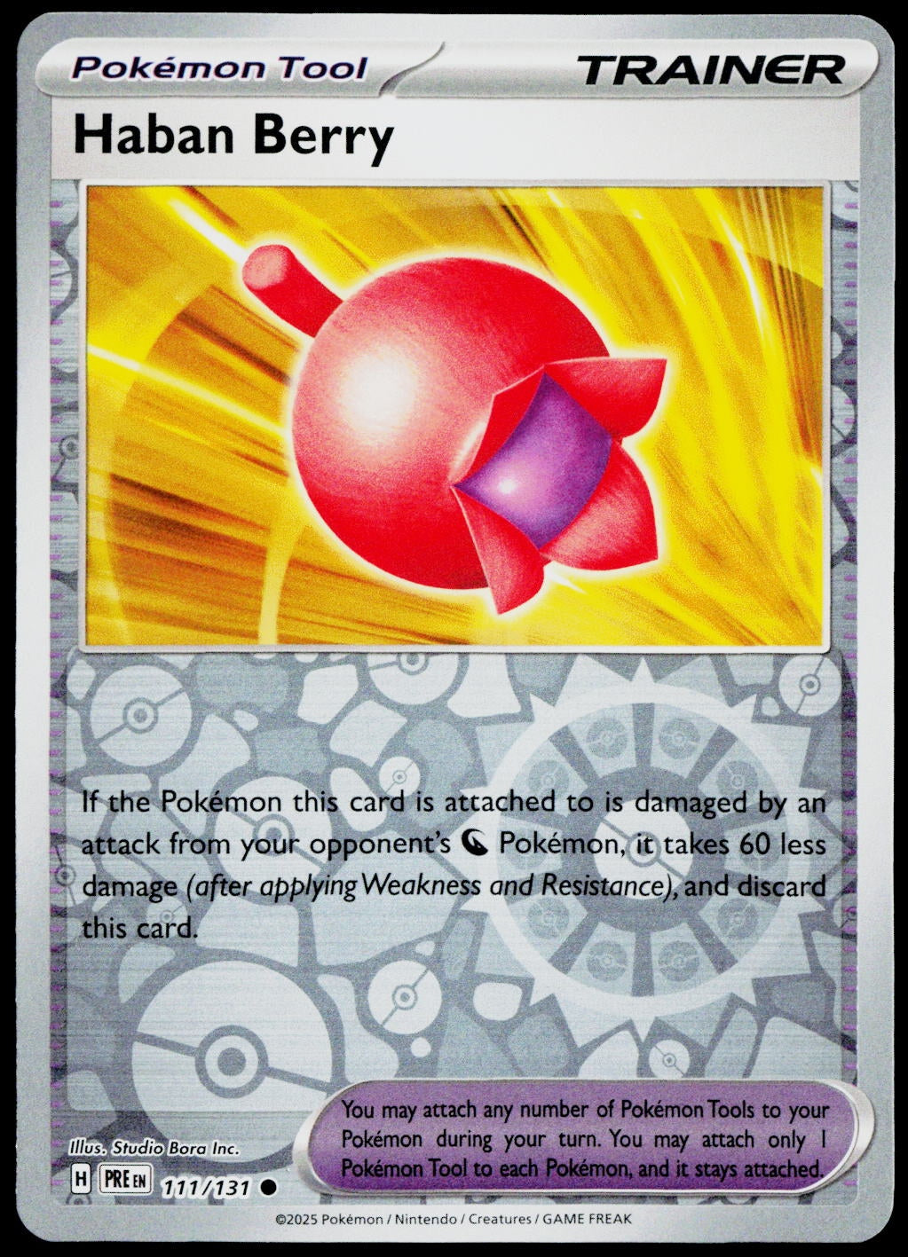 Haban Berry 111/131  Reverse Holo EN - original scanned front
