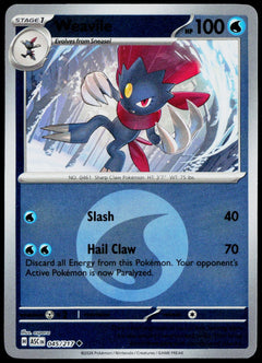 Weavile 014/064  Reverse Holo EN - original scanned front