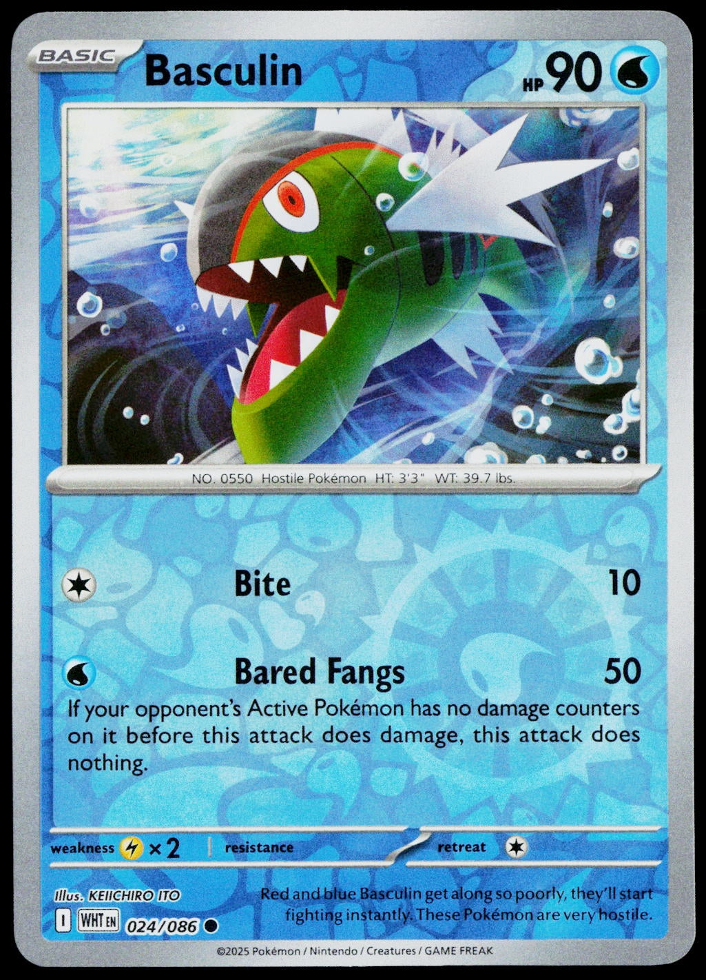 Basculin 024/086  Reverse Holo EN - original scanned front